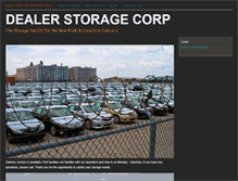 Tablet Screenshot of dealerstorage.com